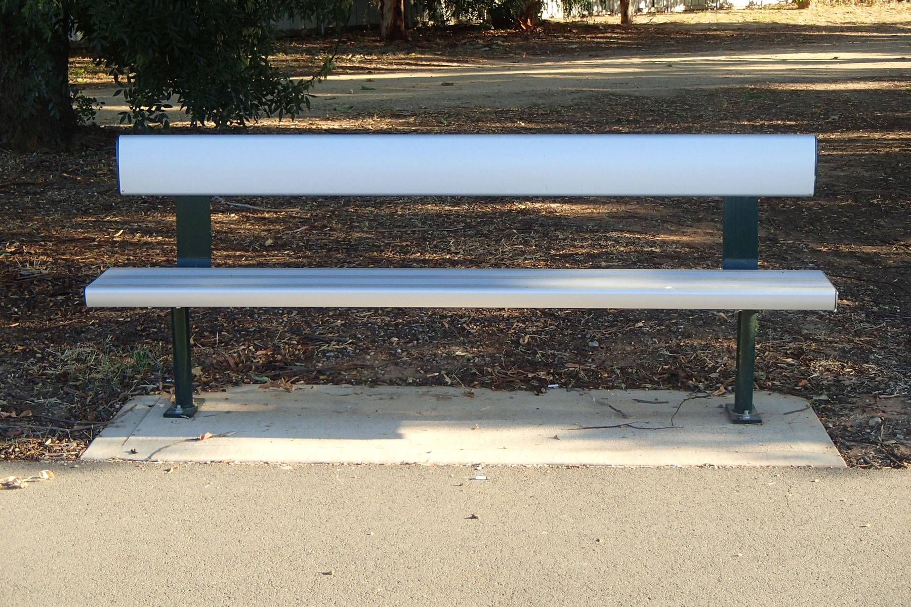 Bolt Down Bench with Back Rest SeatsPlus SeatsPlus