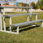 Choir Stand powder coated with Colorbond Shale Grey