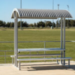 Goulburn Park Setting powder coated in Colorbond Shale Grey