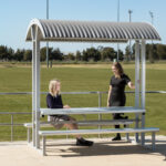 Goulburn Park Setting powder coated in Colorbond Shale Grey