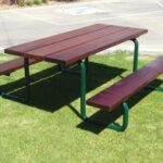 Titan Timber Slatted Park Setting