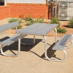 Plain Wheelchair Friendly Park Setting Back Rest