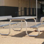 Plain Wheelchair Friendly Park Setting Back Rest