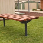 Titan Timber Bench In Ground